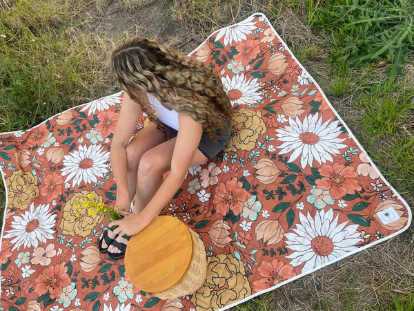 The Bloom Throw Down Picnic Rug